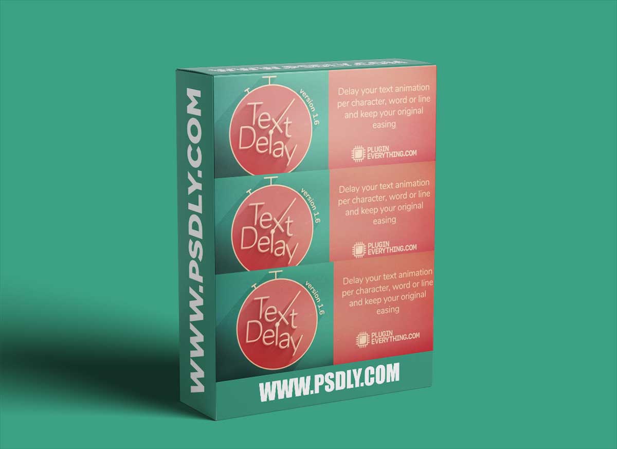 Aescripts TextDelay v1.7.2 Win/Mac