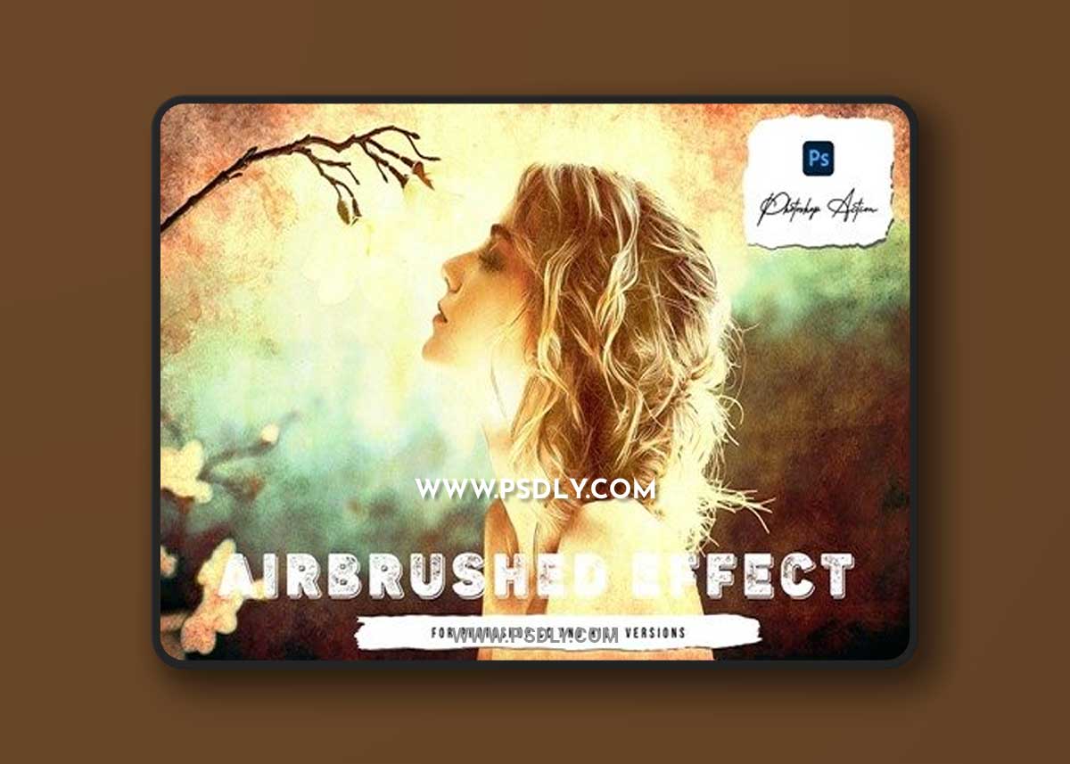 Airbrushed Photo Effect Action