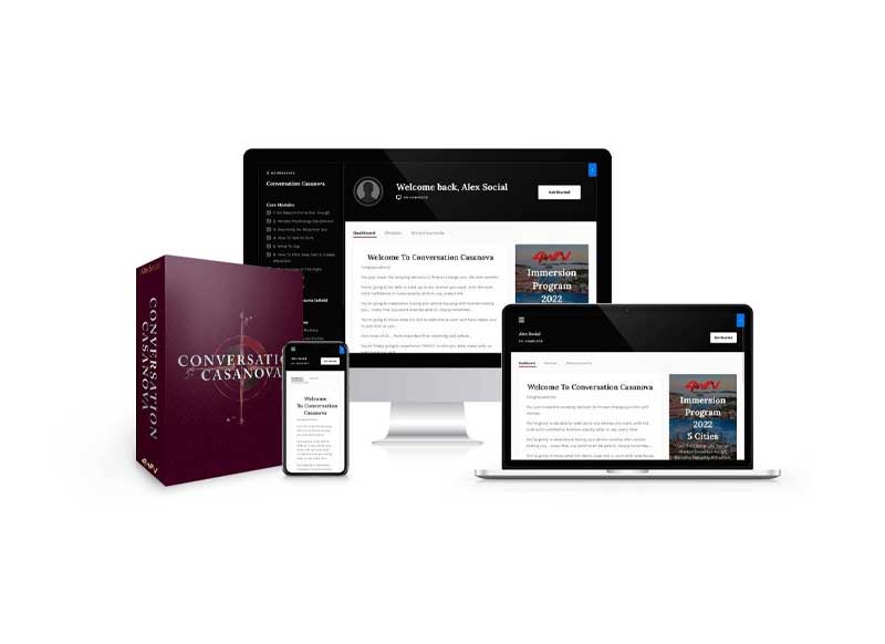 Alex Social - Conversation Casanova - 4 Week Natural