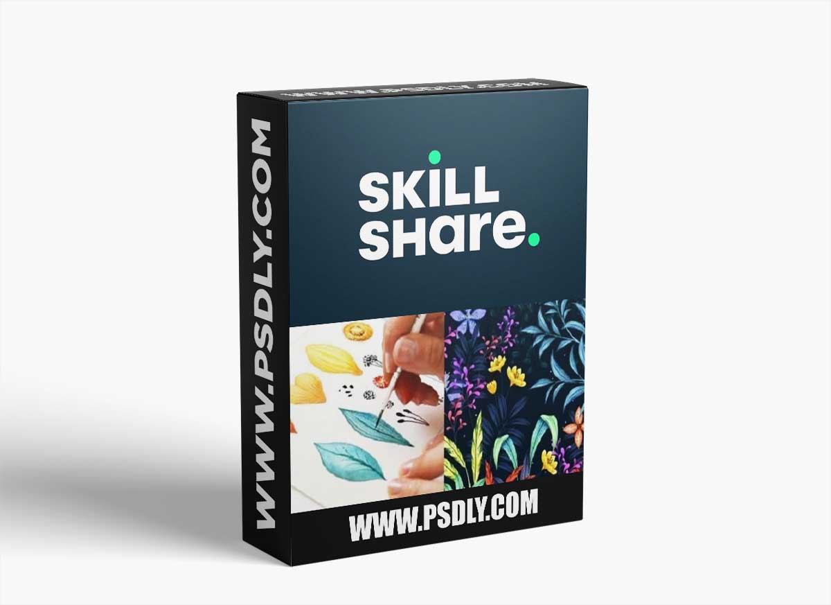 Botanical Scenes in Photoshop: Incorporating Watercolor Into Digital Design