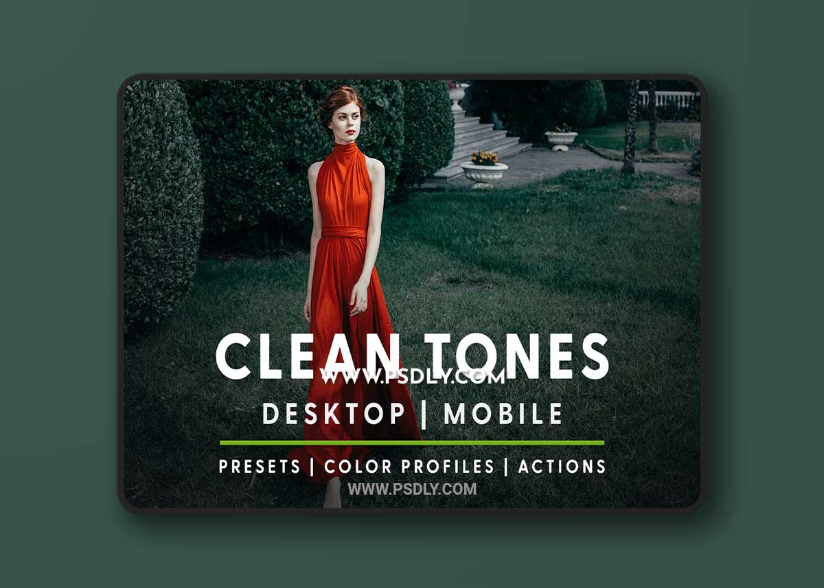 Clean Tones - Actions and Presets VMWQLN3