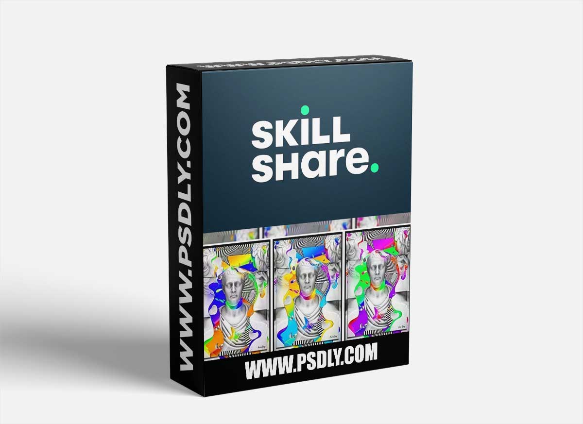 Create a Colorful Trippy Poster in C4D and Photoshop