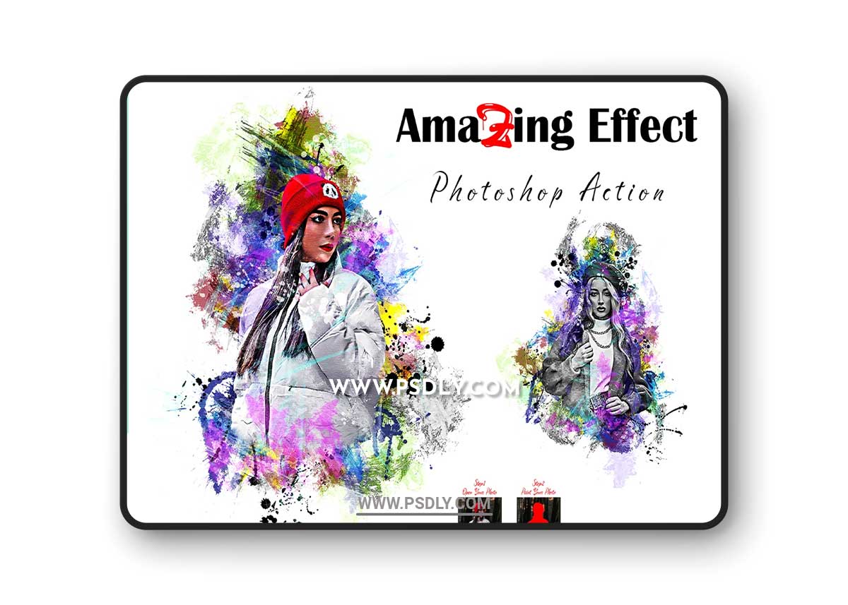 CreativeMarket - Amazing Effect Photoshop Action 7157748