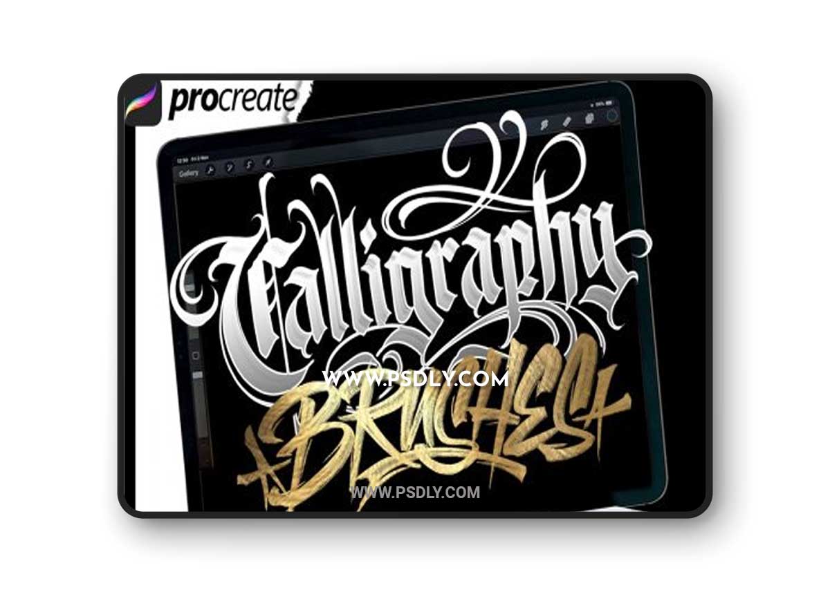 CreativeMarket - Calligraphy brush #2 6637074