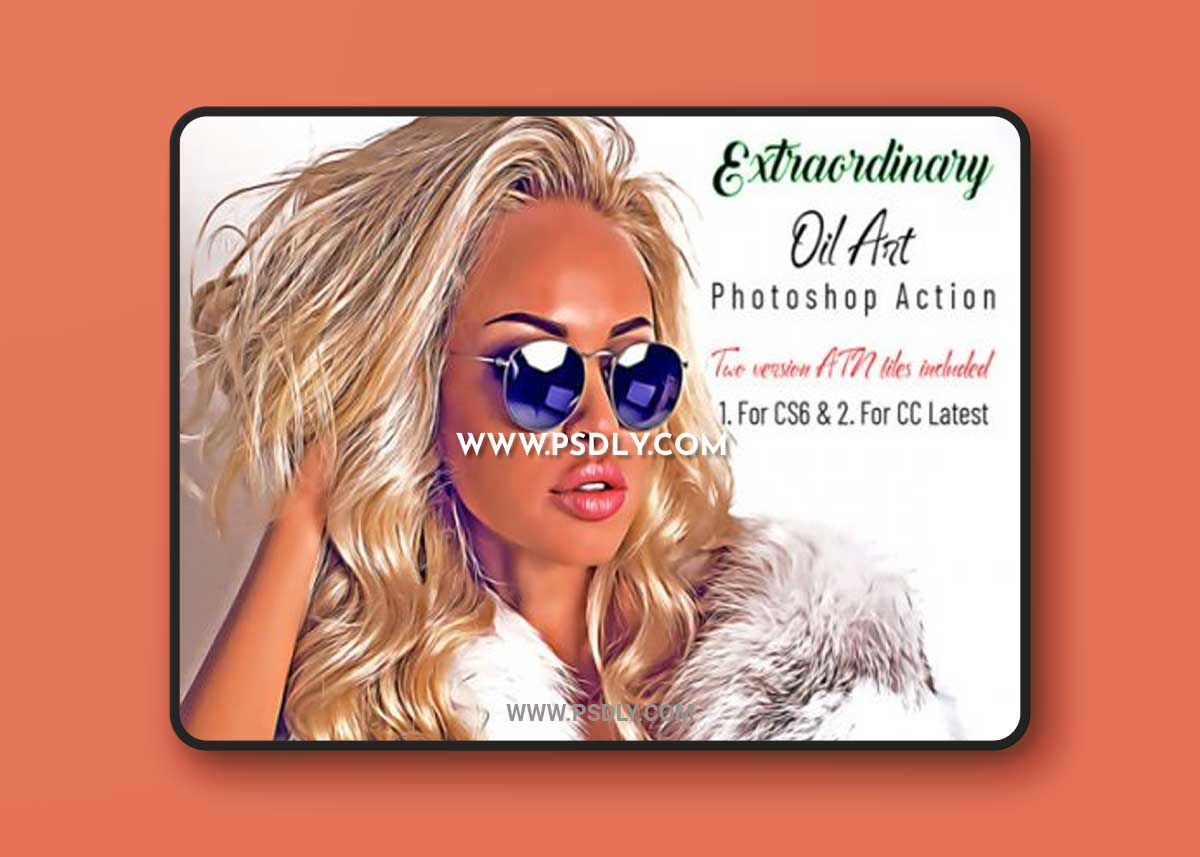 CreativeMarket - Extraordinary Oil Art PS Action 7166229