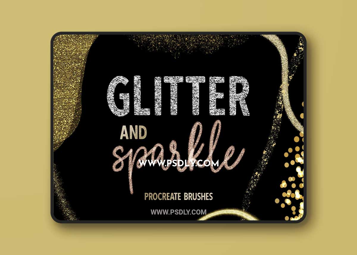 CreativeMarket - Glitter & Sparkle for Procreate 7078703