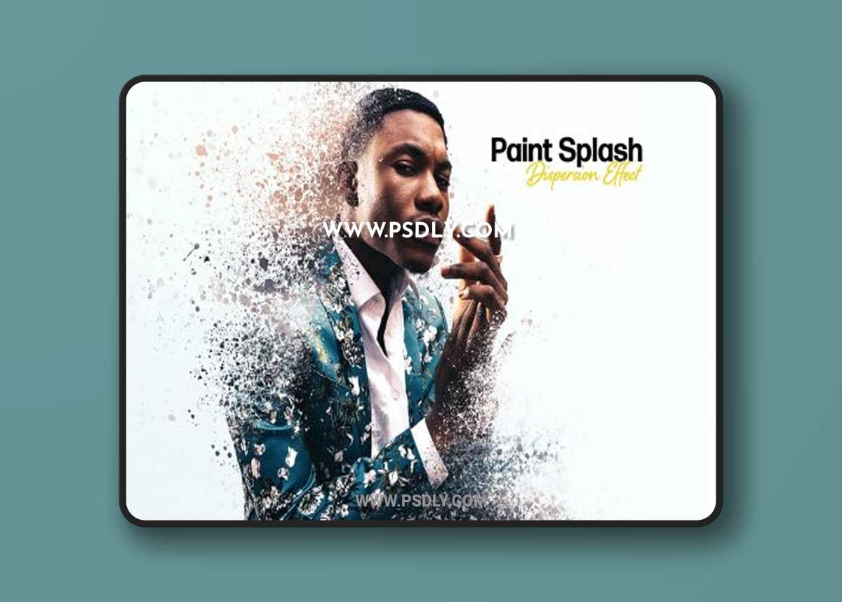 CreativeMarket - Paint Splash Dispersion Effect 7167702