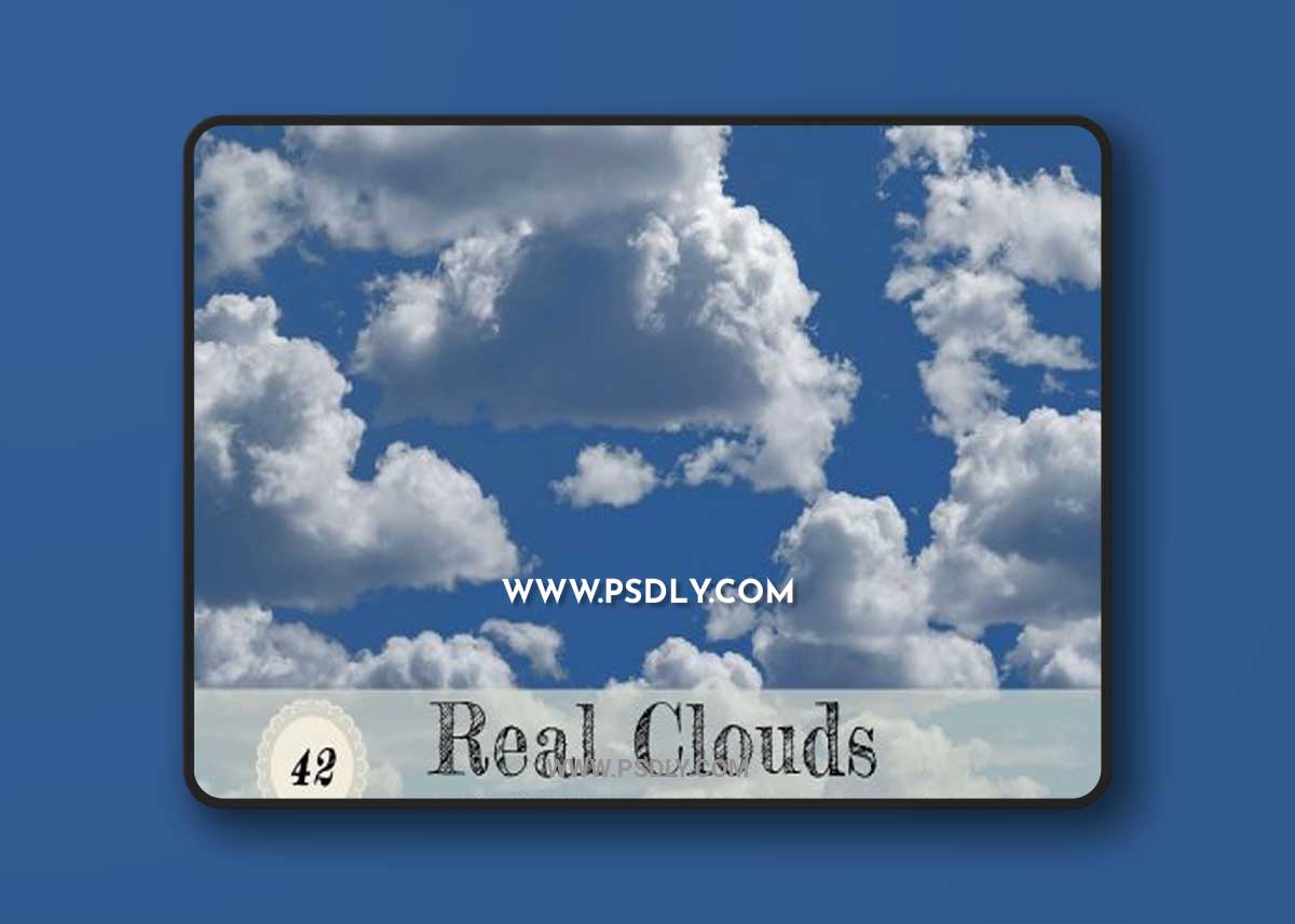 CreativeMarket - Real Cloud Overlay Photoshop Effects 7135782
