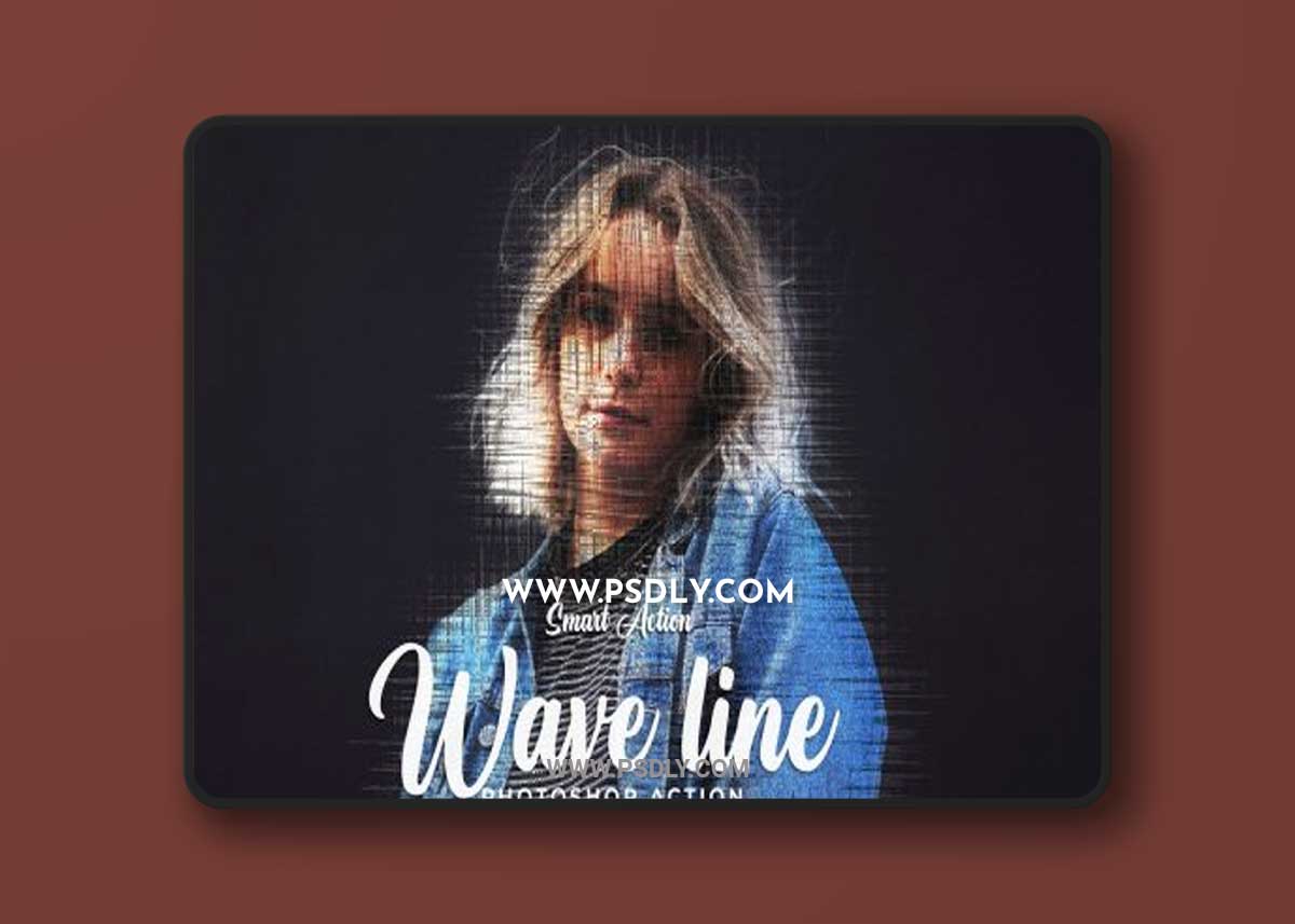 CreativeMarket - Wave Effect Action For Photoshop 7111275