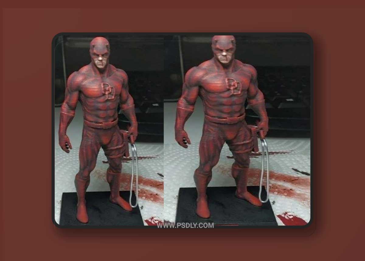 Daredevil Eaglemoss Style 3D Printable