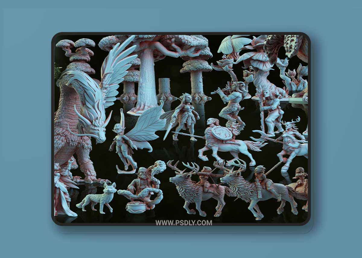 Enchanted Forest March 2021 3D Printable