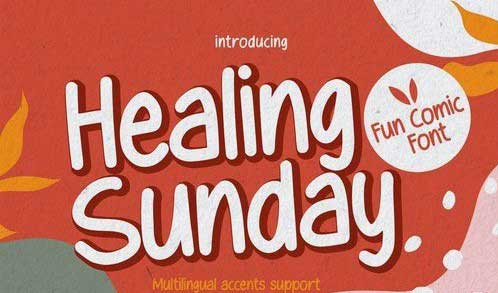 Healing Sunday - Fun Comic Font