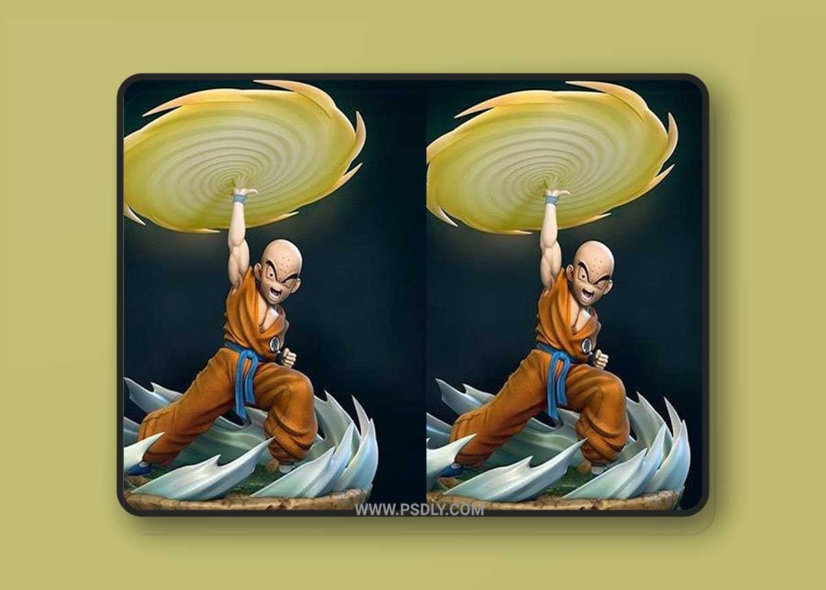 Krillin Kienzan 3D Printable