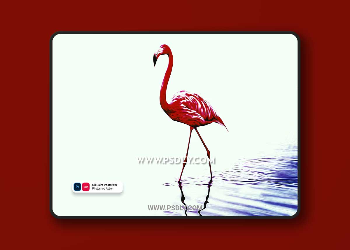 Oil Paint Posterizer Photoshop Action 984XETX