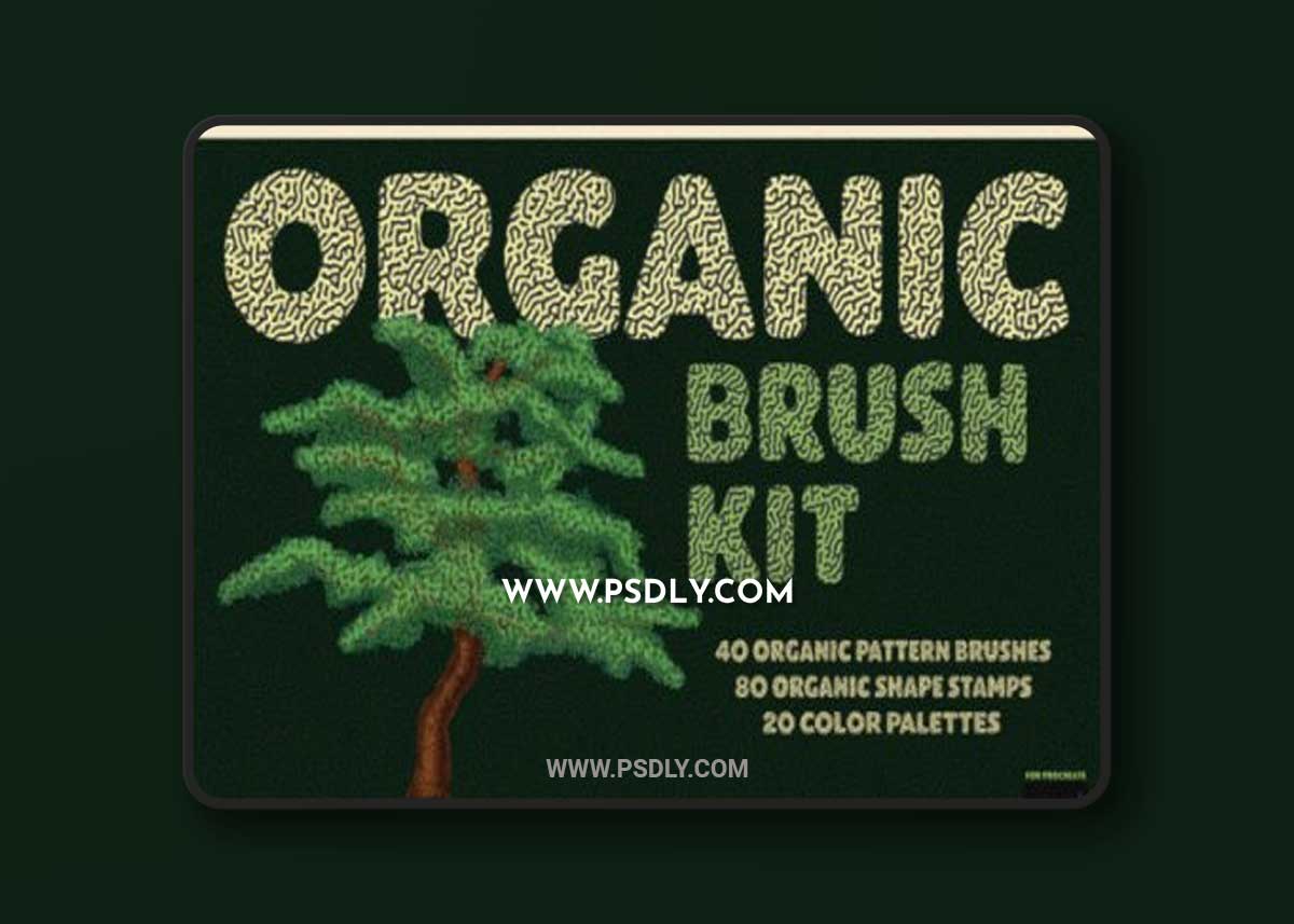 Organic Brush Kit for Procreate