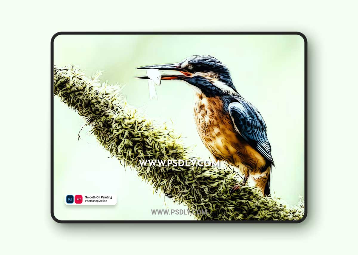 Smooth Oil Painting Photoshop Action