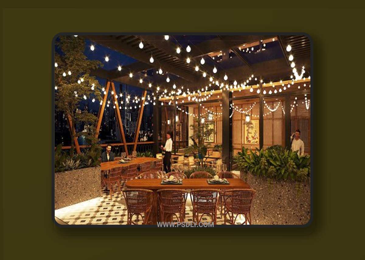 Restaurant Interior By Nguyen Thuy 3DModel