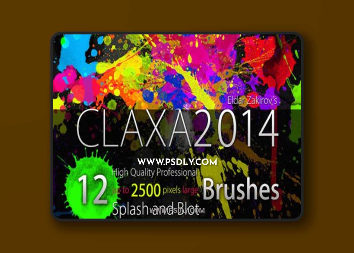 Spatter HQ and LQ Photoshop Brushes