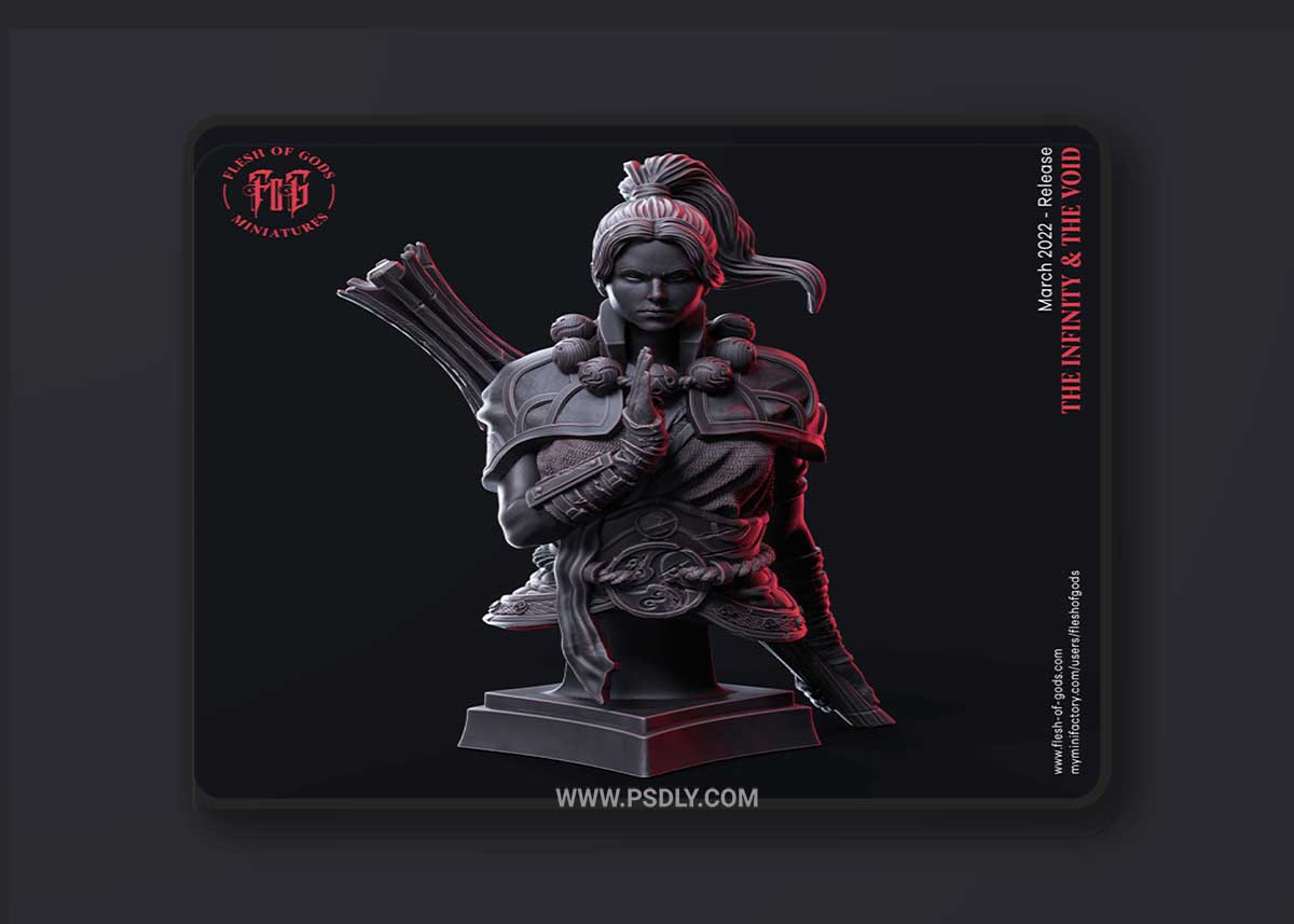 Thalia, Human Monk 3D Printable