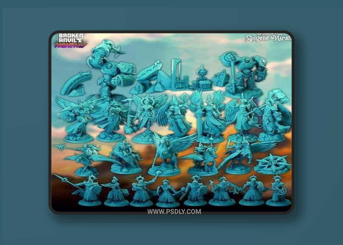 The Celestial War Angelic Wrath 3D Model