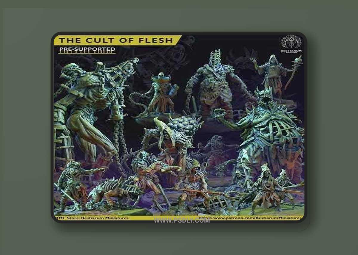 The Cult of Flesh December 2020 3D Printable