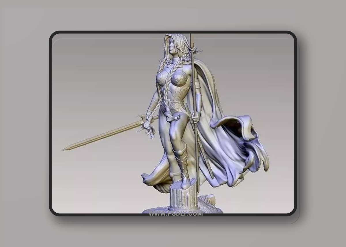 Valkyrie Washed 3D Printable