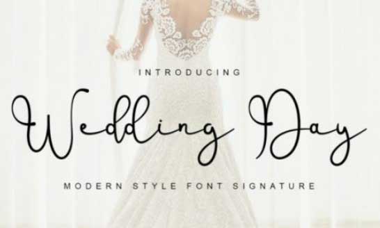 Wedding Day Font