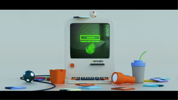 Videohive Computer Cartoon Logo 37378438