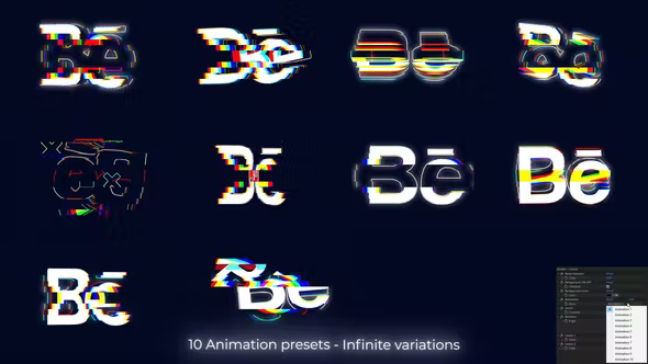 Videohive Minimal Glitch Logo 37090666