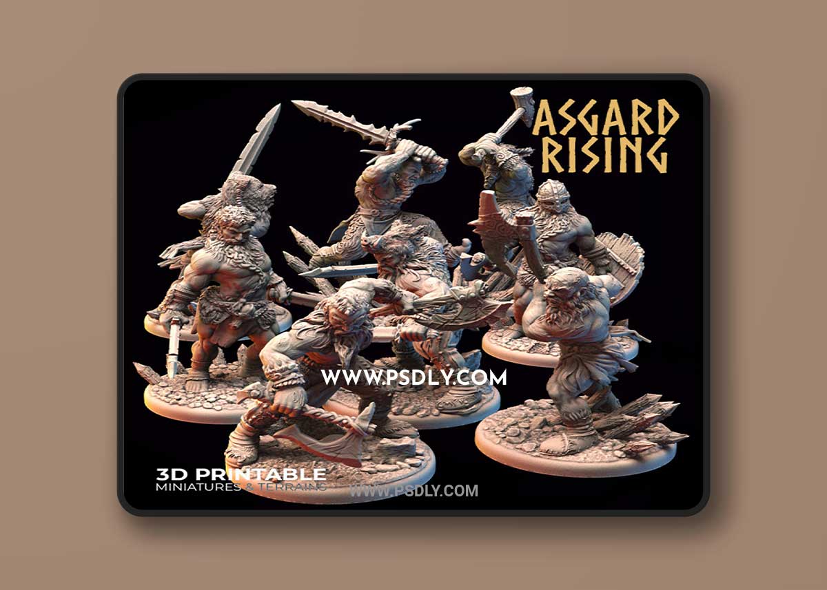 3D Print Models Asgard rising