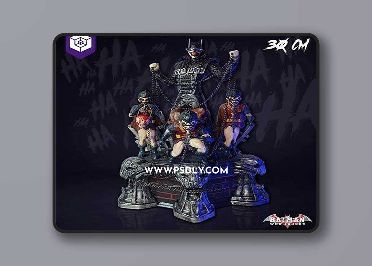 3D Print Models Batman Who Laughts