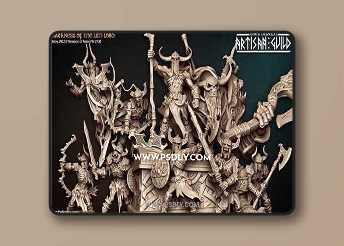 3D Print Models Darkness of the Lich Lord (May 2022)