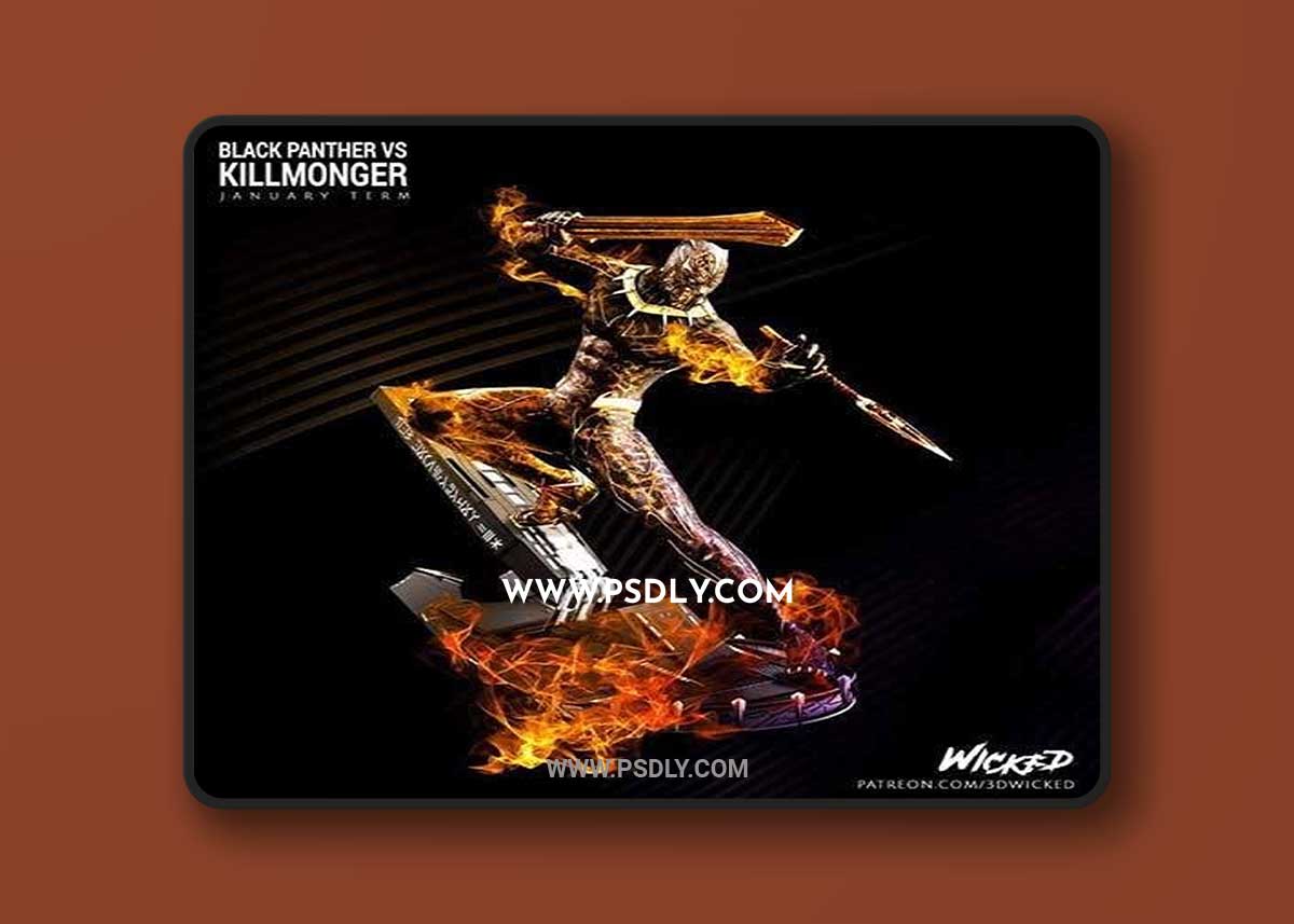 3D Print Models Killmonger