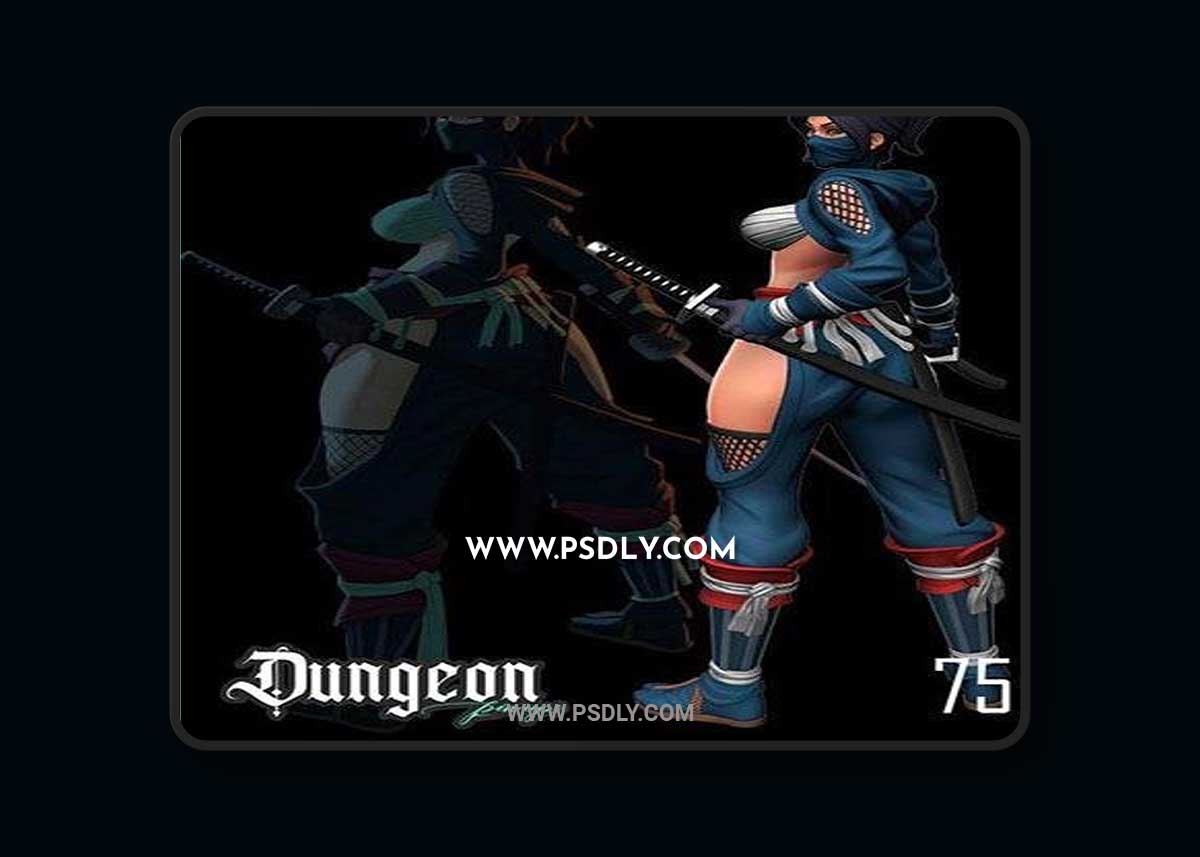 3D Print Models Ninja - Dungeon Pin-ups (April 2022)