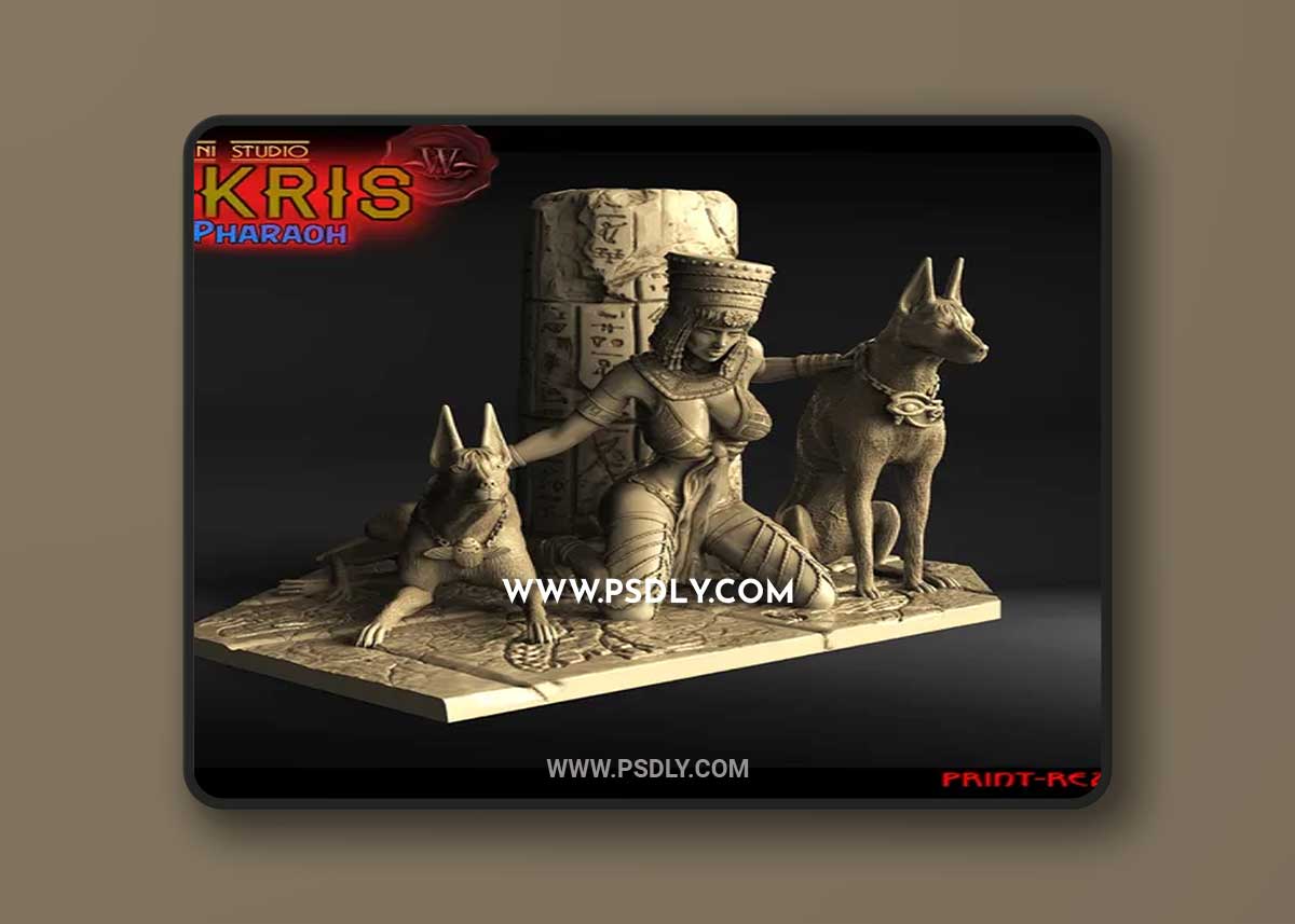 3D Print Models Nitokris the last pharaon