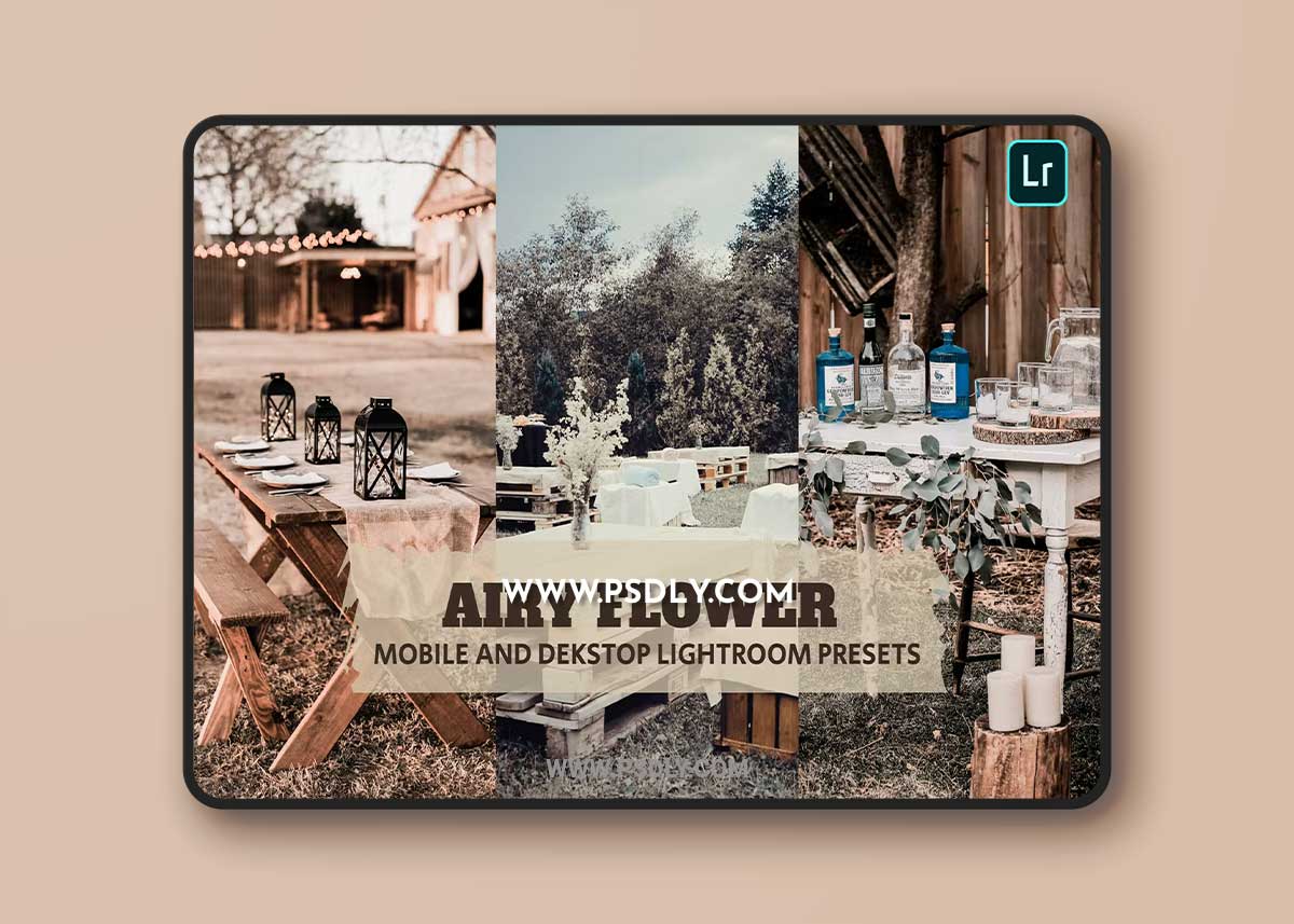 Airy Flower Lightroom Presets Dekstop and Mobile