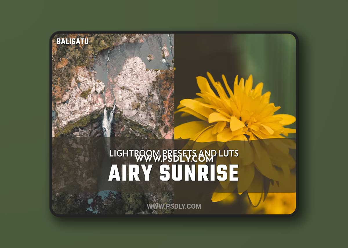 Airy Sunrise LUTs and Lightroom Presets JCV44ES