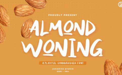 Almond Woning Font