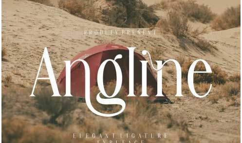 Angline Elegant Ligature Serif