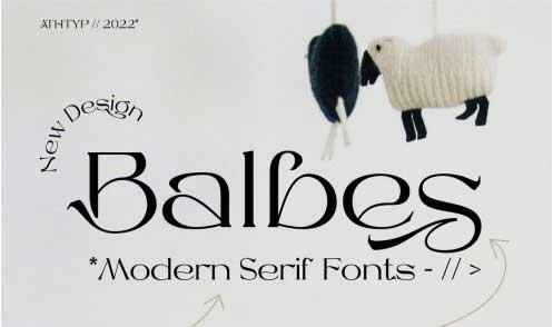 Balbes - Modern Serif Font