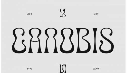 Canobis - Psychedelic Typeface
