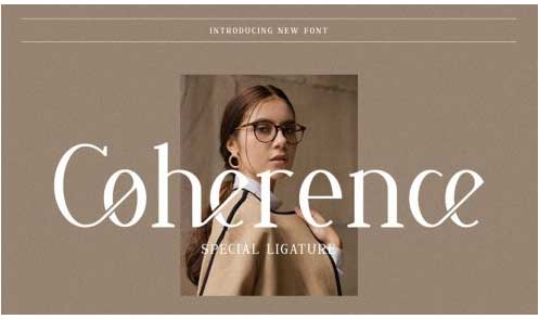 Coherence - Fashion Font