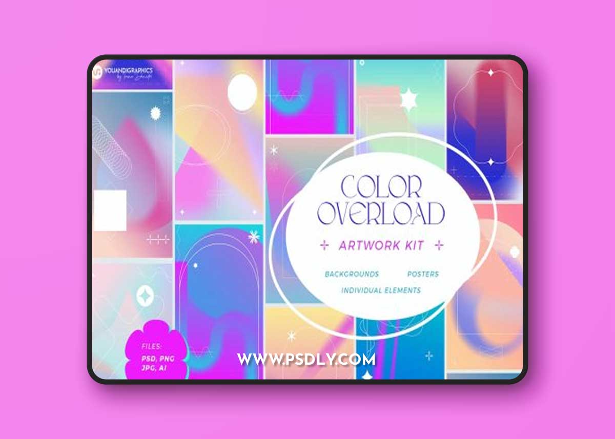Color Overload Gradients Artwork Kit
