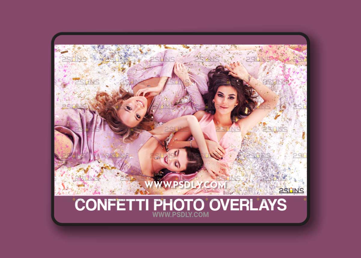Confetti Overlay & Photoshop Overlay
