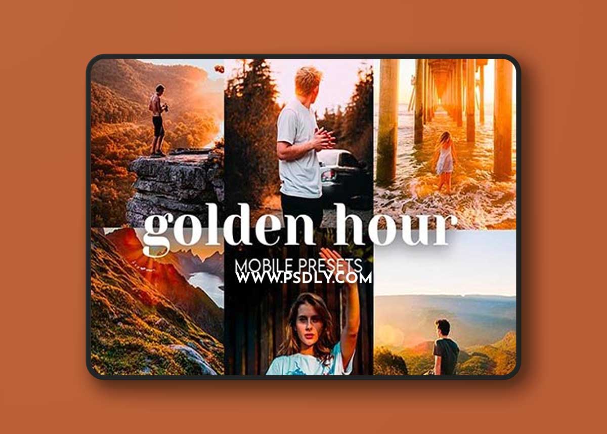 CreativeMarket - Golden Hour Lightroom Mobile Presets 6701949