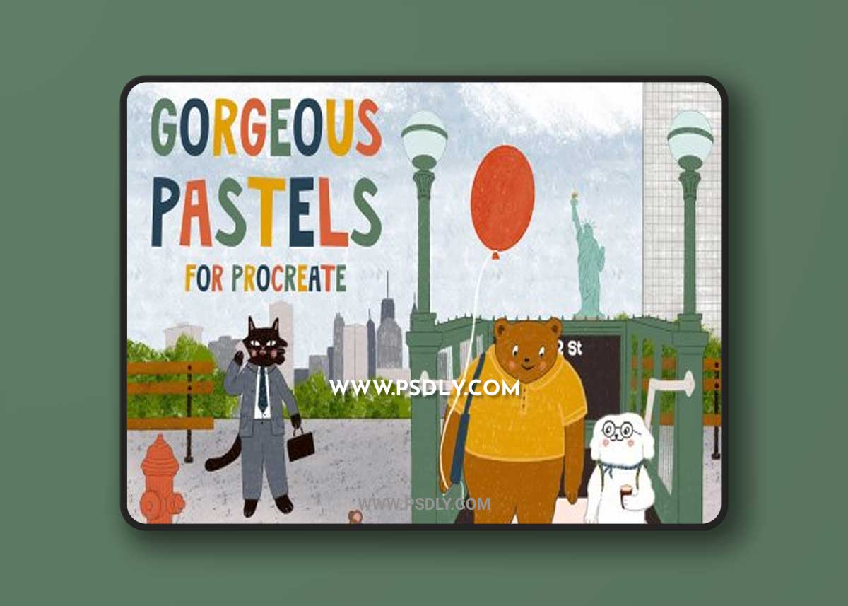 CreativeMarket - Gorgeous Pastels for Procreate 6663154