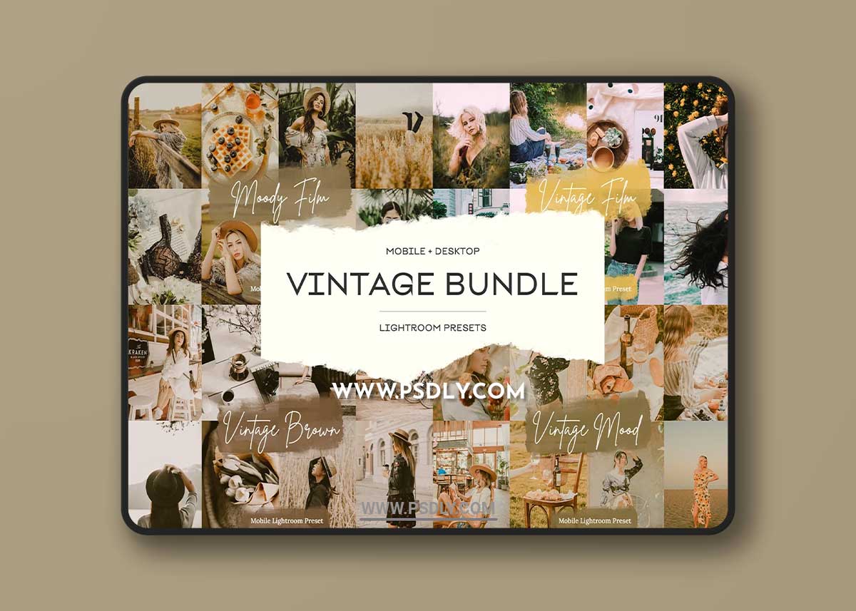 CreativeMarket - Vintage Brown Lightroom Presets 6762408