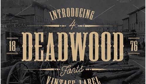 Deadwood Vintage Typeface w/Bonus