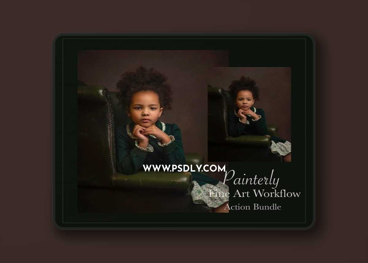 FOCUS Painterly Fine Art Workflow Actions Bundle