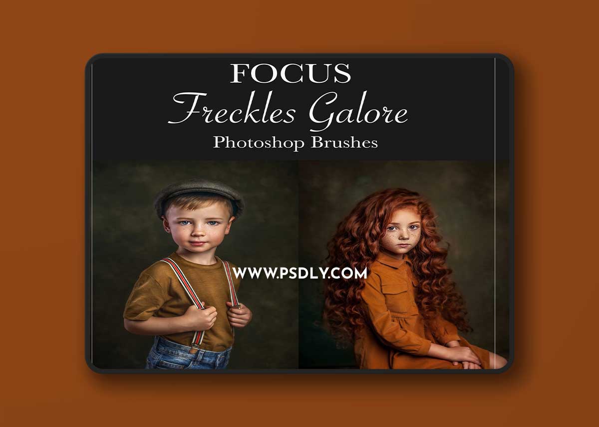 Focus with CA Neil - Freckles Galore Photoshop Brushes